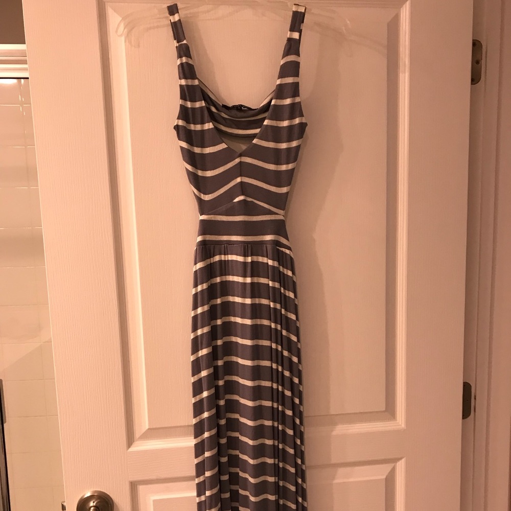 Open back maxi dress